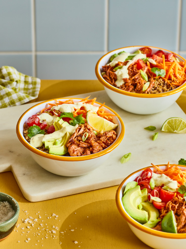 Pastrami turkey grains bowl